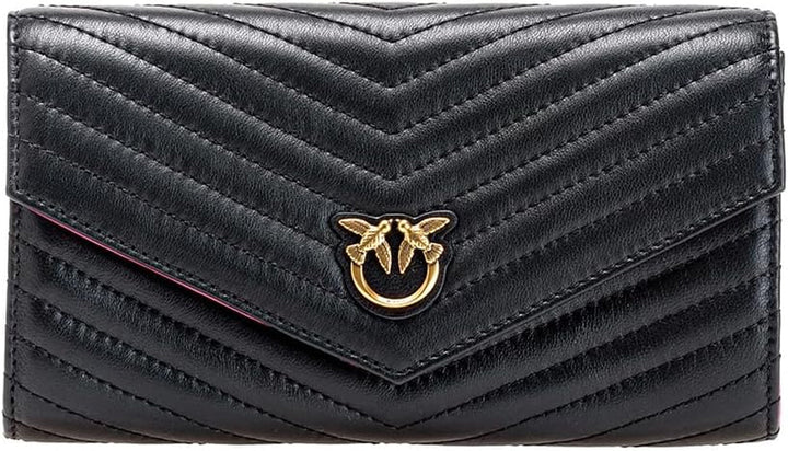 Pinko Ladies Compact Wallet L Sheep Napp C Wallet Travel Accessories
