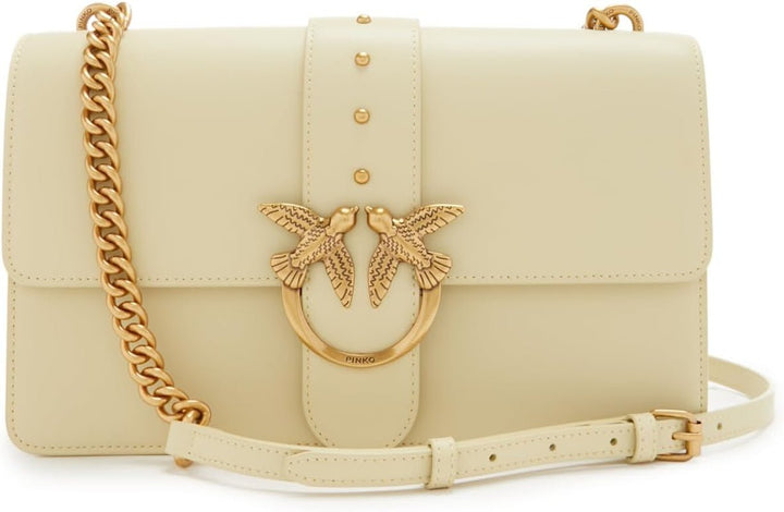 Pinko Lads Love One Classic Cl Calf Silk Bag