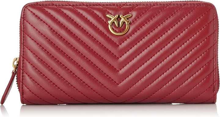 Pinko Women's Ryder Zip Around Sheep Nappa C Travel Accessories Plånbok